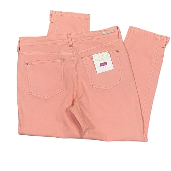 Pilcro and the Letterpress Pink Ankle Jeans - Picture 5 of 11